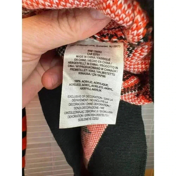 NFL Christmas Sweater 100% Acrylic Chase Brown - Picture 6 of 7